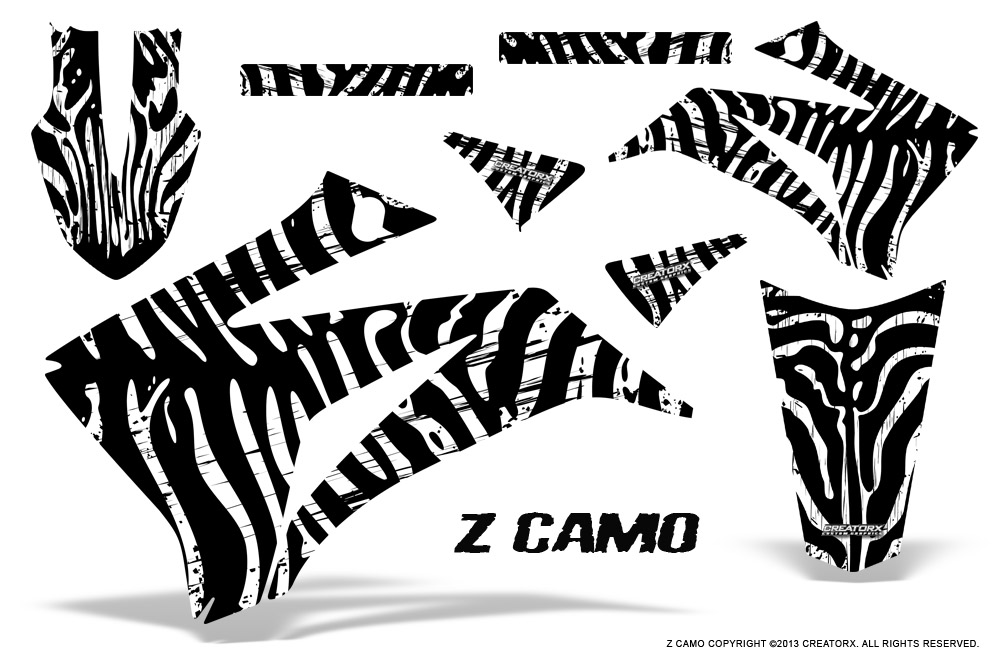 Yamaha TTR 125 08-12 Graphics Kit ZCamo White